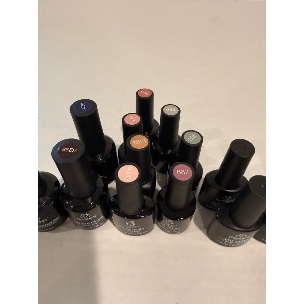 Beetles Gel Polish Lot Color Gel Builder Top Coat Matte Nail Extension Glue Set